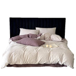 Bedding Set Breathable Cotton Percale Natural Crinkle
