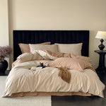Bedding Set Breathable Cotton Percale Natural Crinkle
