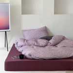 Bedding Set Breathable Cotton Percale Subtle Floral