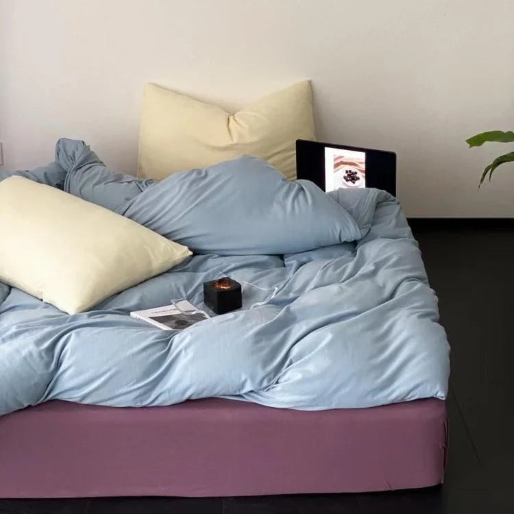 Bedding Set Breathable Cotton Percale Voluminous Quilting