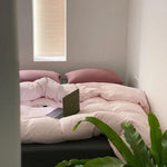Bedding Set Breathable Cotton Percale Voluminous Quilting