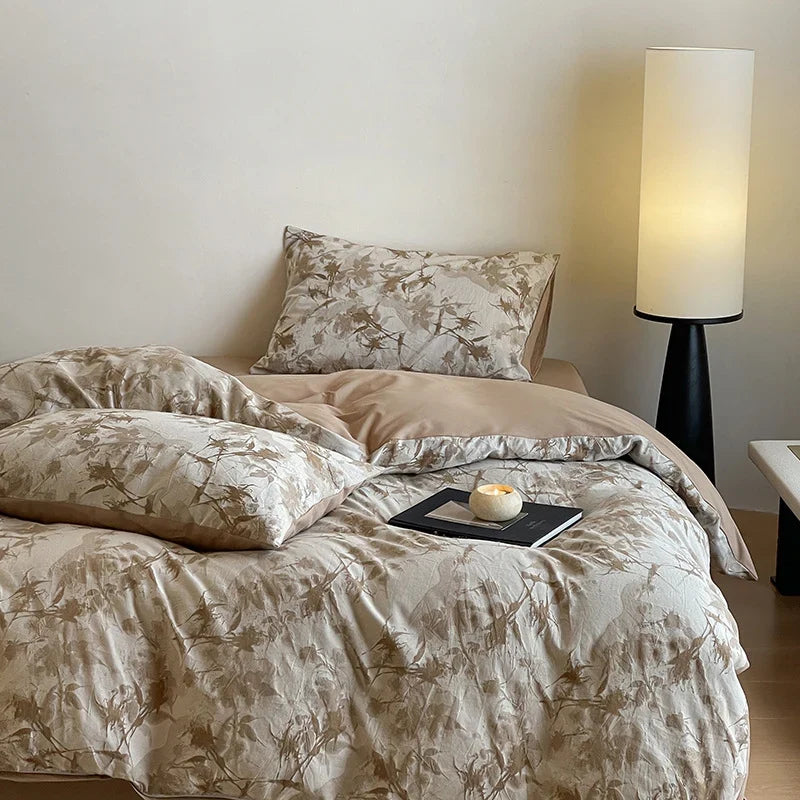 Bedding Set Breathable Cotton Reversible Hypoallergenic