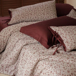 Bedding Set Breathable Percale Top & Satin Back