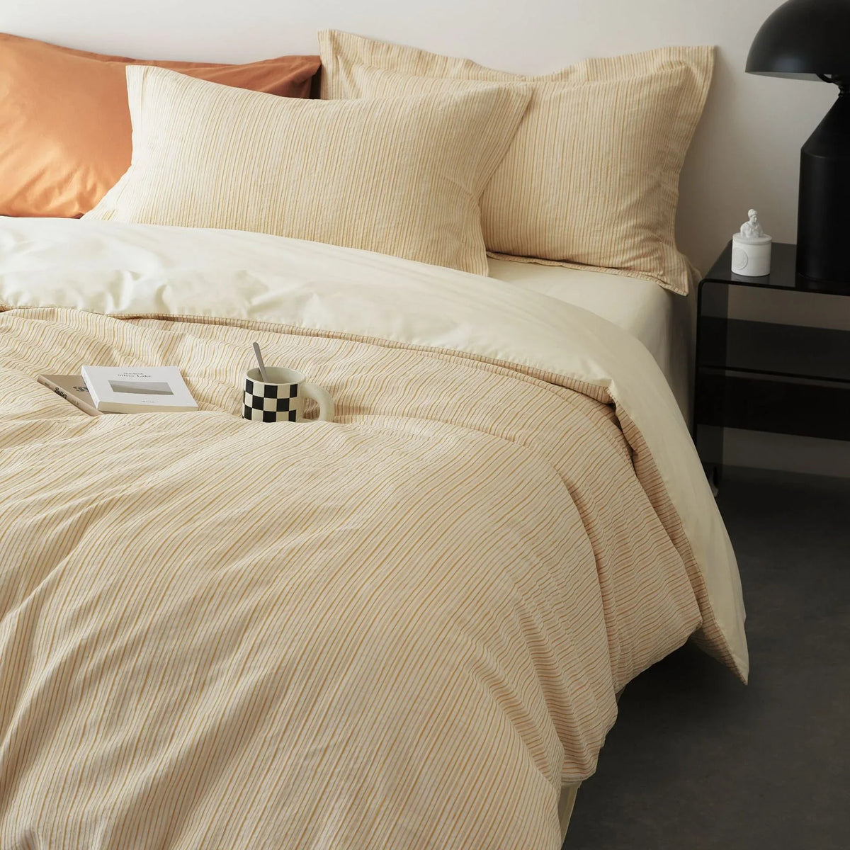 Bedding Set Breathable Yarn-Dyed Cotton 4-Piece