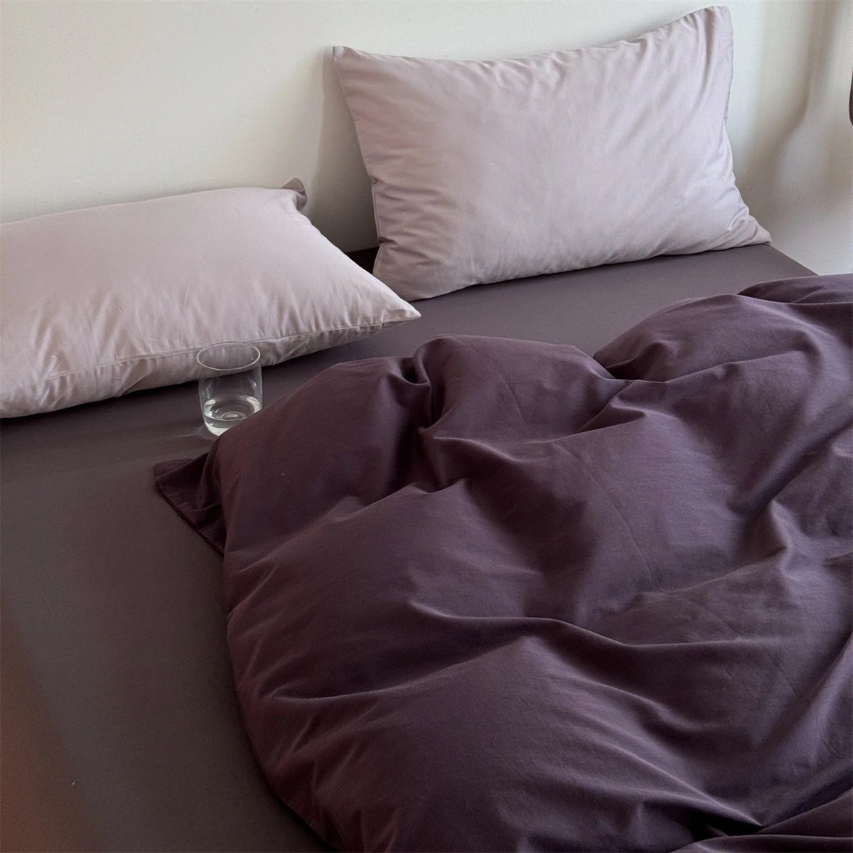 Bedding Set Cotton Blend Breathable Jersey 4-Piece Set