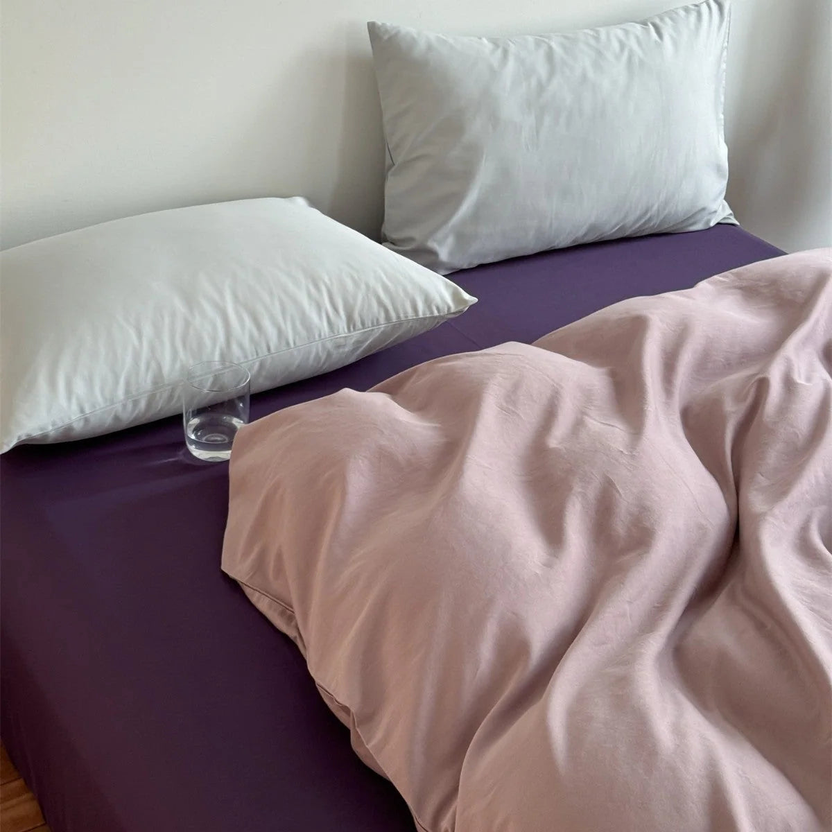 Bedding Set Cotton Blend Breathable Jersey 4-Piece Set