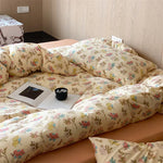 Bedding Set Cotton Breathable & Thermoregulating Botanical Print