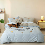 Bedding Set Cotton Embroidered Breathable