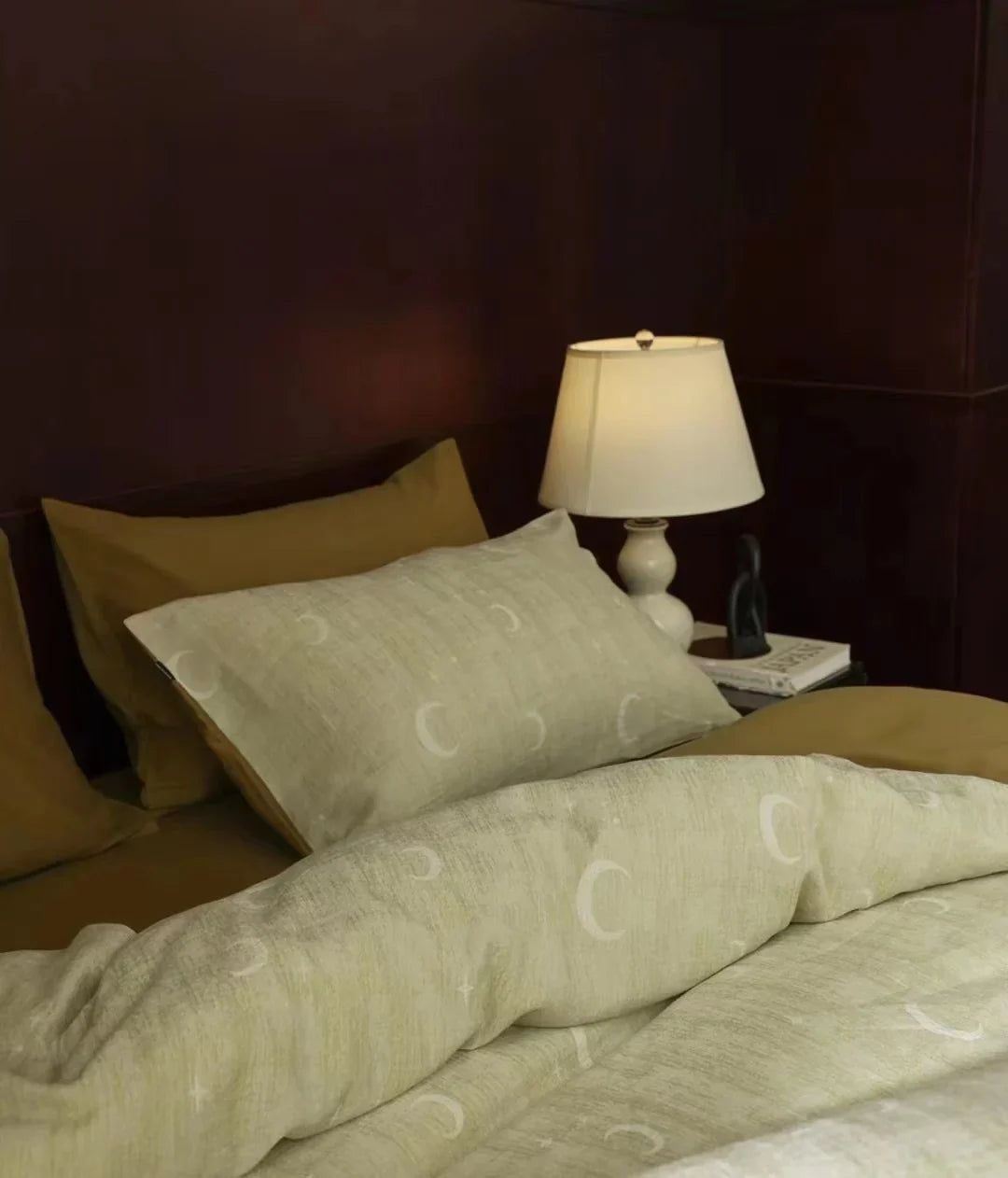 Bedding Set Cotton-Linen Quilted Jacquard 4-Piece