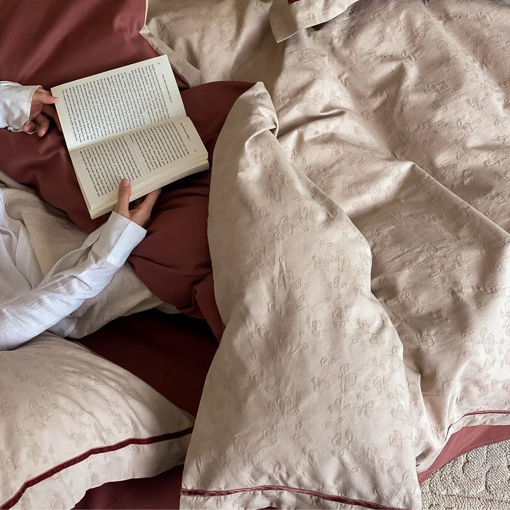 Bedding Set Cotton-Lyocell Blend Reversible 4-Piece