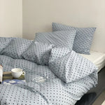 Bedding Set Cotton Percale Breathable 4-Piece Hotel Closure