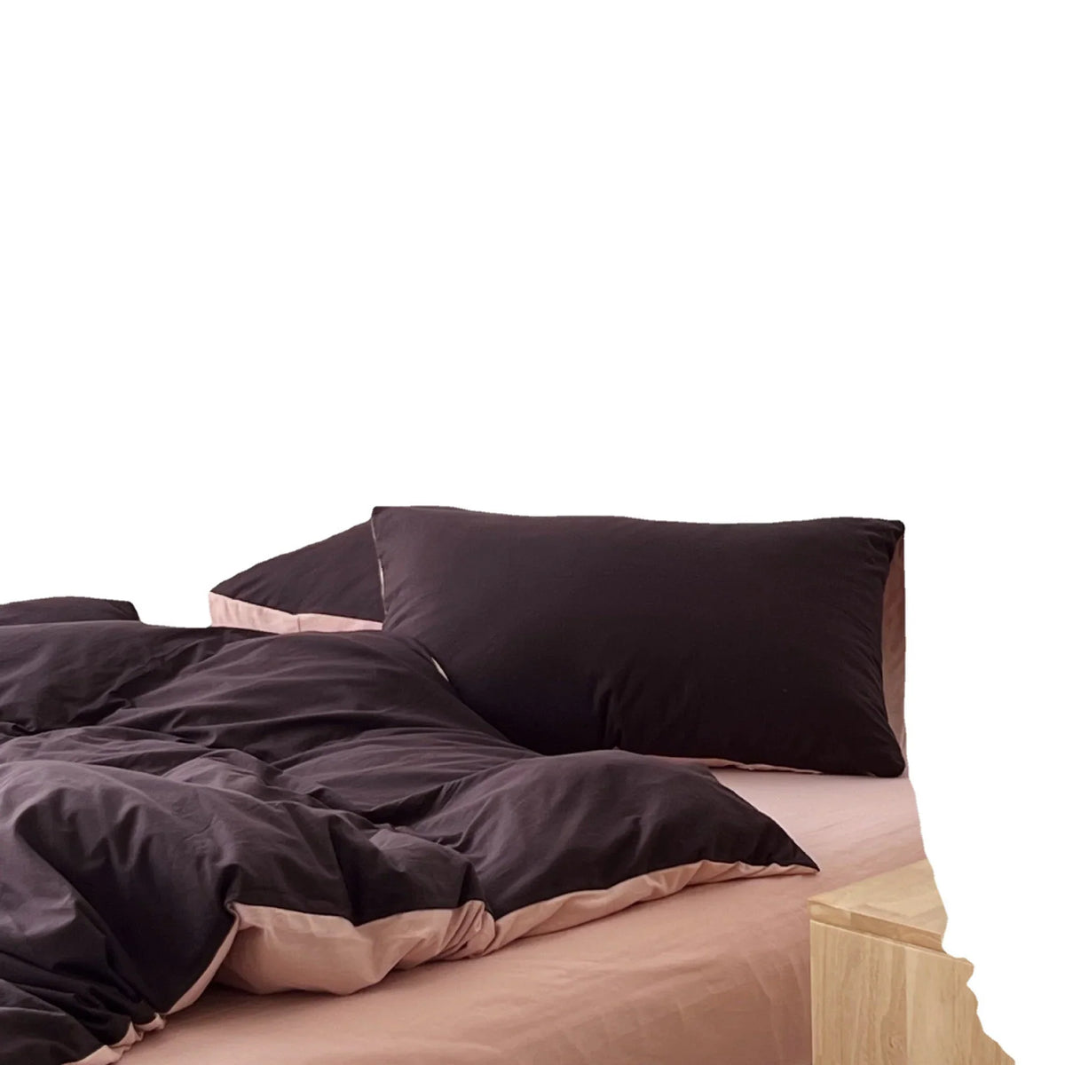 Bedding Set Cotton Percale Breathable Reversible Duvet