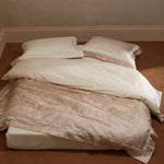 Bedding Set Cotton Percale Breathable Ruffle Four Piece