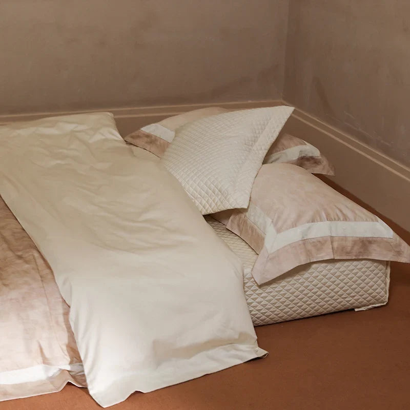 Bedding Set Cotton Percale Breathable Ruffle Four Piece