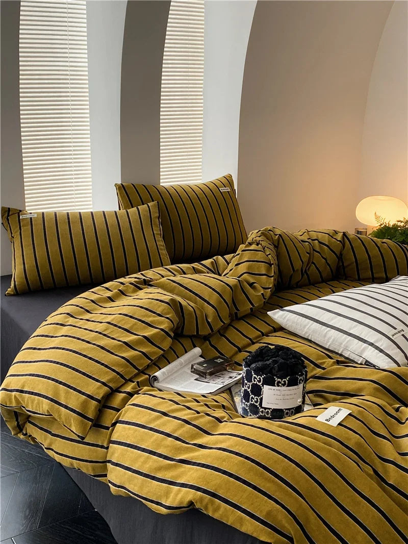 Bedding Set Cotton Percale Breathable Set of 4