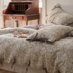 Bedding Set Cotton Percale Floral Woven 4-Piece