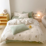 Bedding Set Cotton Percale Reversible Breathable & Cool Surface