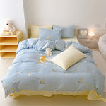 Bedding Set Cotton Percale Reversible Breathable & Cool Surface