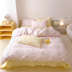 Bedding Set Cotton Percale Reversible Breathable & Cool Surface