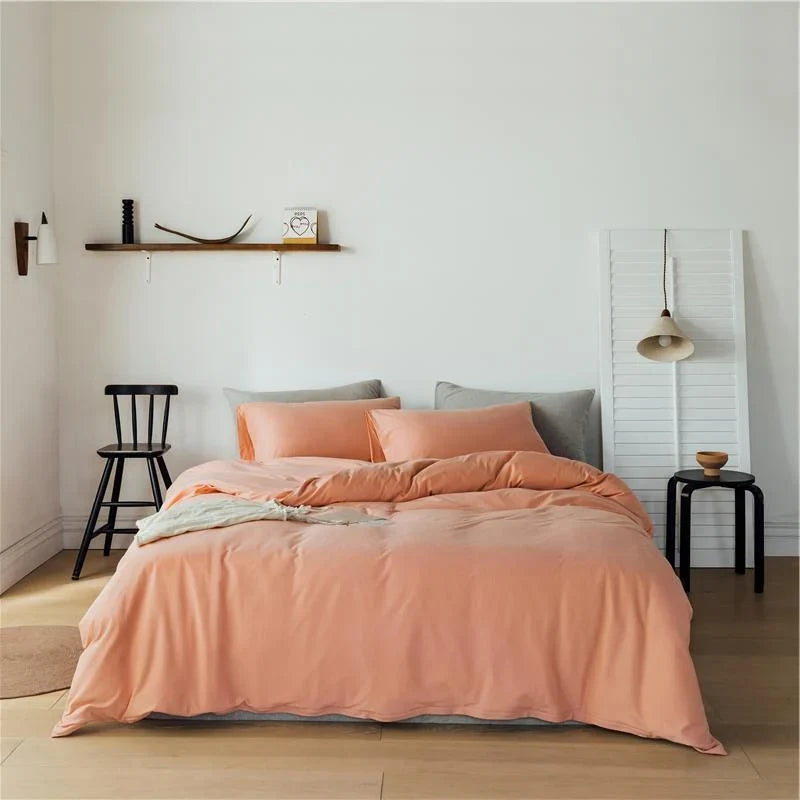 Bedding Set Cotton Percale Temperature Regulating Wrinkle Resistant