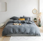 Bedding Set Cotton Percale Temperature Regulating Wrinkle Resistant