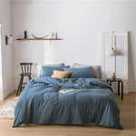Bedding Set Cotton Percale Temperature Regulating Wrinkle Resistant