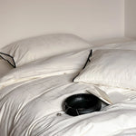 Bedding Set Cotton Satin Bamboo Jacquard Machine Washable