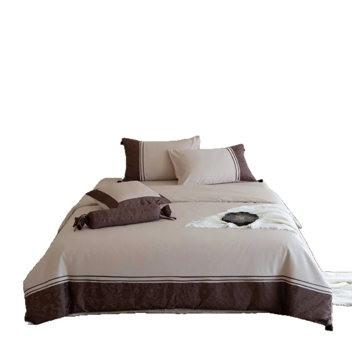 Bedding Set Cotton Satin Breathable 4-Piece