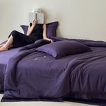 Bedding Set Cotton Satin Breathable Machine Washable