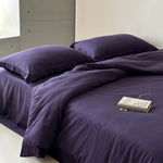 Bedding Set Cotton Satin Breathable Machine Washable