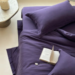 Bedding Set Cotton Satin Breathable Machine Washable