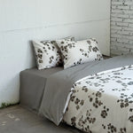 Bedding Set Cotton Satin Breathable Watercolor Floral 4-Piece