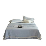 Bedding Set Cotton Satin Contrasting Border 4-Piece Set