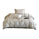 Bedding Set Cotton Satin Floral Concealed Zipper