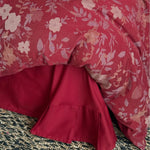 Bedding Set Cotton Satin Floral Jacquard 4-Piece