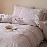 Bedding Set Cotton Satin Floral Jacquard 4 Piece