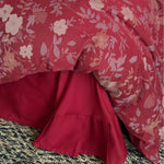 Bedding Set Cotton Satin Floral Jacquard