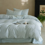 Bedding Set Cotton Satin Floral Jacquard Machine Washable