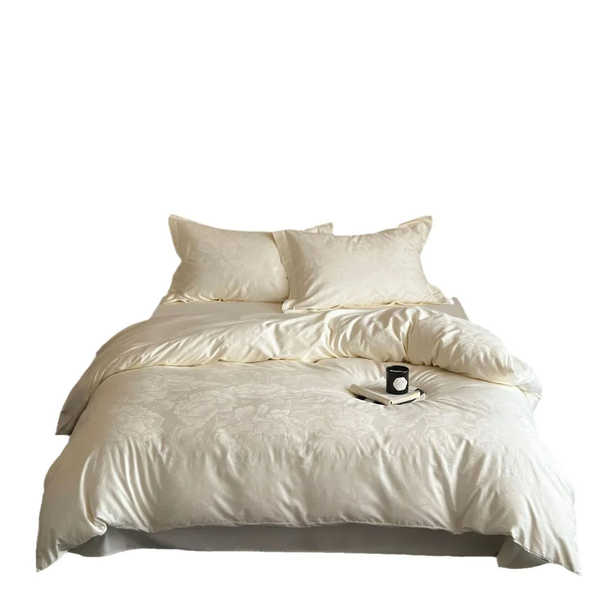 Bedding Set Cotton Satin Jacquard Breathable Skin-Friendly