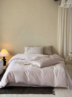 Bedding Set Cotton Satin Jacquard Breathable Skin-Friendly