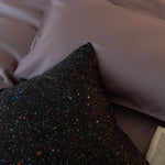 Bedding Set Cotton Satin Patterned Pillowcases with Zipper Closure