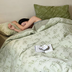 Bedding Set Cotton Satin Reversible Set of 4