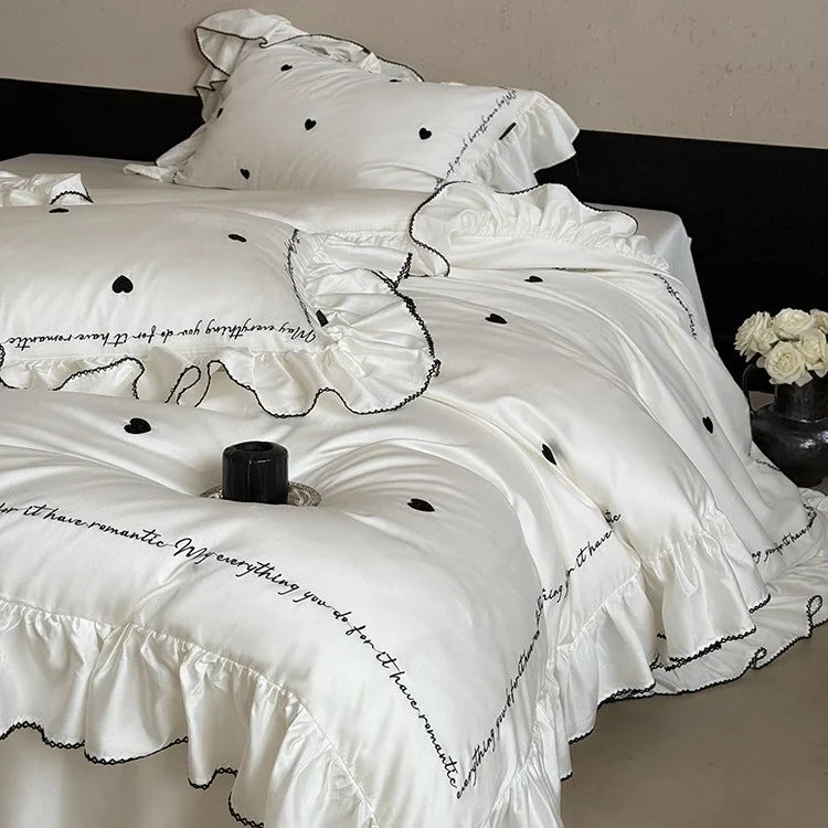 Bedding Set Cotton Satin Temperature-Regulating