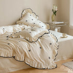 Bedding Set Cotton Satin Temperature-Regulating 4-Piece