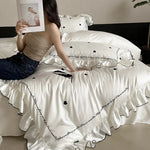 Bedding Set Cotton Satin Temperature-Regulating