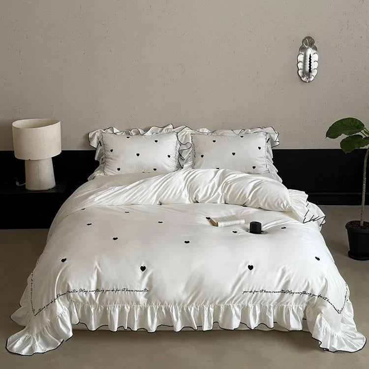 Bedding Set Cotton Satin Temperature-Regulating