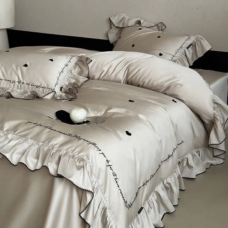 Bedding Set Cotton Satin Temperature-Regulating