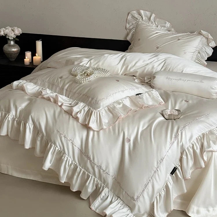 Bedding Set Cotton Satin Temperature-Regulating