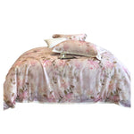 Bedding Set Cotton Satin Watercolor Rose Print