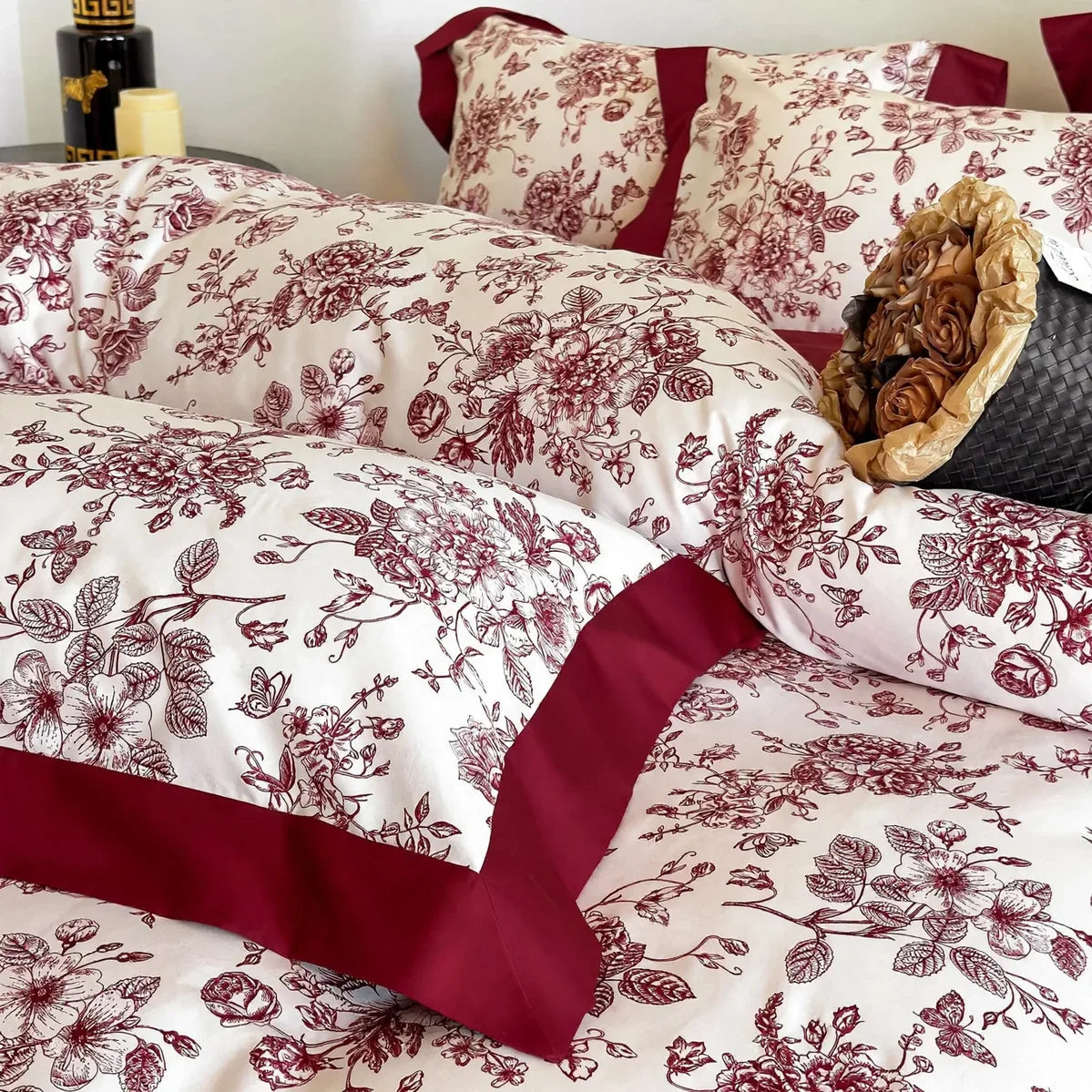 Bedding Set Embroidered Long-Staple Cotton 4-Piece